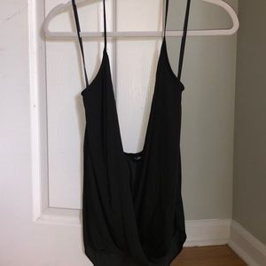 Black Cowl neck top